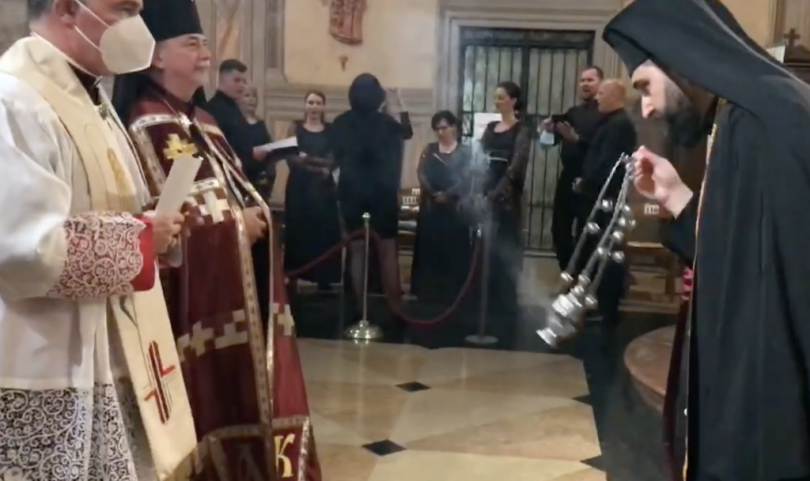 VIDEO - I Vespri bizantini suggellano il gemellaggio mariano tra Crea e Klokočov